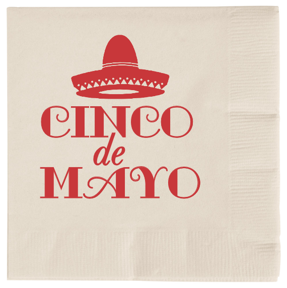 Cinco De Mayo 2ply Economy Beverage Napkins Style 105801