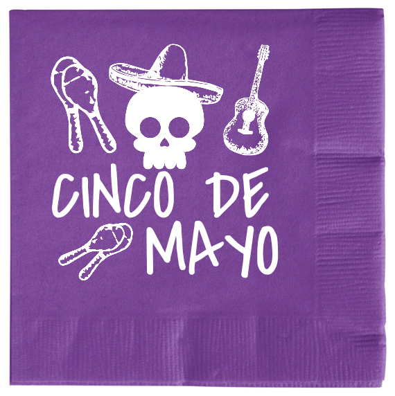 Cinco De Mayo 2ply Economy Beverage Napkins Style 104940
