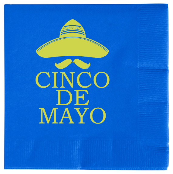 Cinco De Mayo 2ply Economy Beverage Napkins Style 104927
