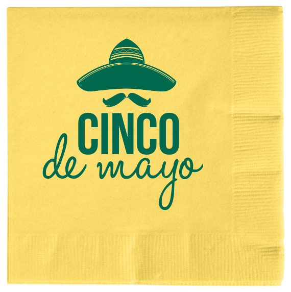 Cinco De Mayo 2ply Economy Beverage Napkins Style 104917