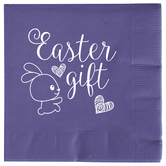 Easter Gift 2ply Economy Beverage Napkins Style 104650