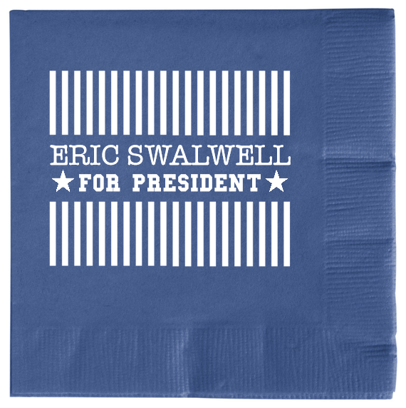 Eric Swalwell For President 2ply Economy Beverage Napkins Style 110169