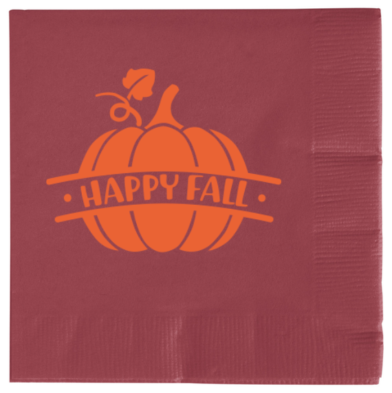 Fall 2ply Economy Beverage Napkins Style 112379