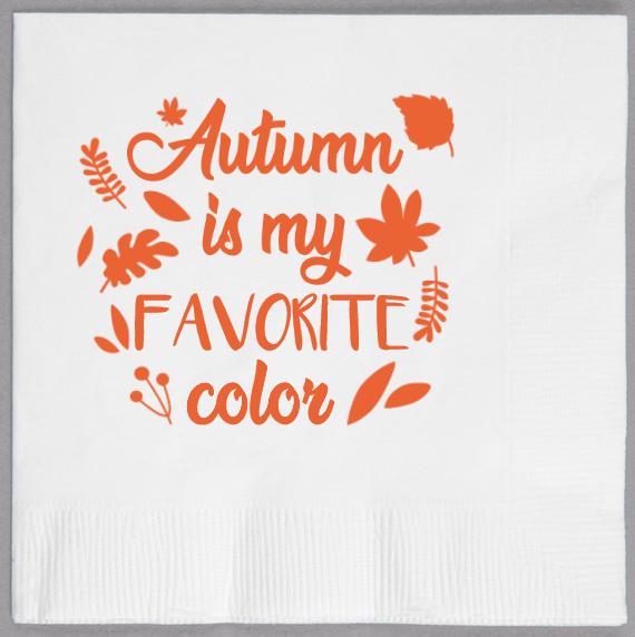 Fall Favorite 2ply Economy Beverage Napkins Style 112202