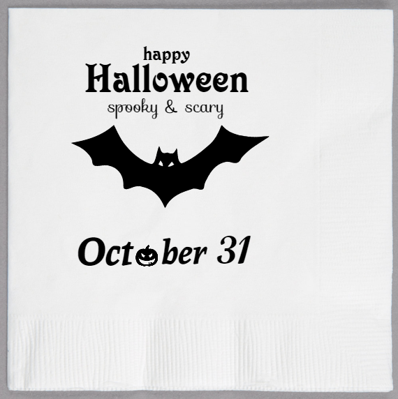 Halloween 2ply Economy Beverage Napkins Style 123396