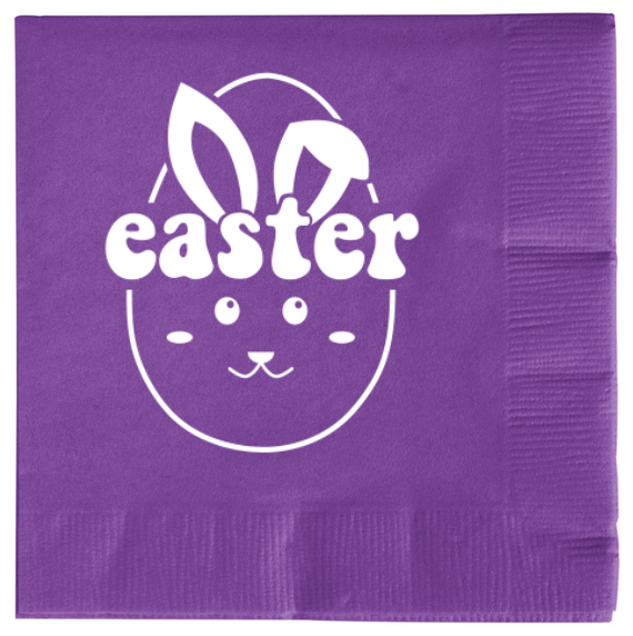 Happy Easter Day 2ply Economy Beverage Napkins Style 104410