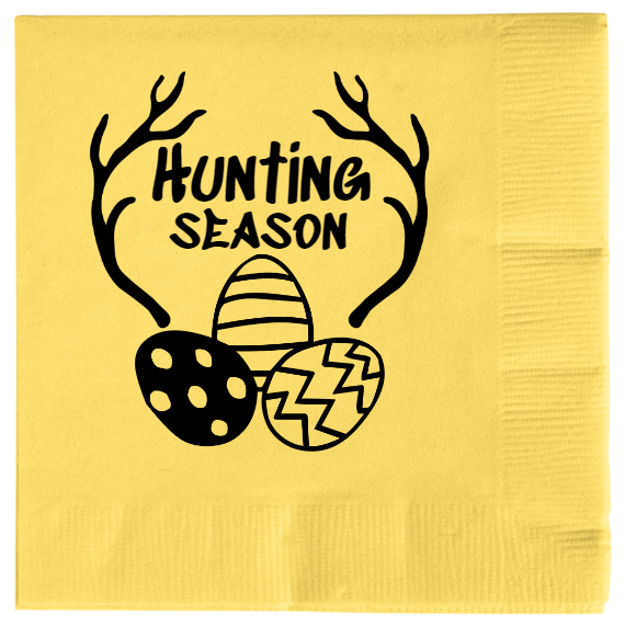 Easter Hunting Season 2ply Economy Beverage Napkins Style 133213