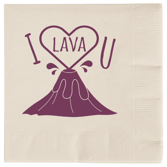 Wedding Lava U 2ply Economy Beverage Napkins Style 101469