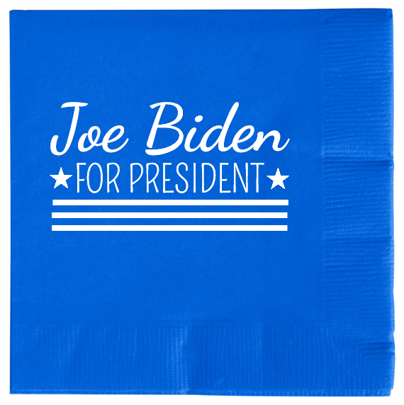 Joe Biden For President 2ply Economy Beverage Napkins Style 109403