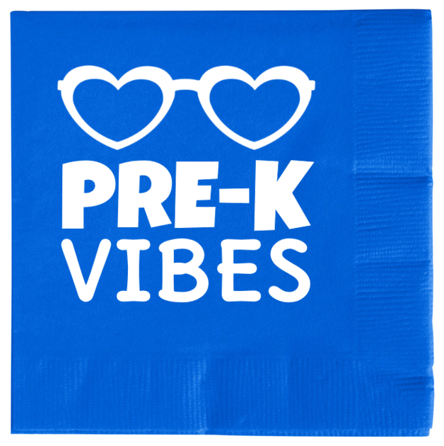 Back To School Pre-k Vibes 2ply Economy Beverage Napkins Style 138782