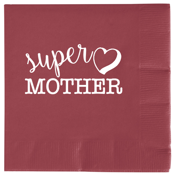 Mother Day Super 2ply Economy Beverage Napkins Style 105627