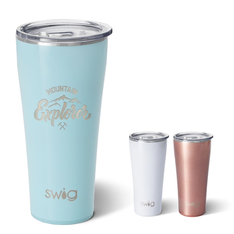 32 Oz. Swig Life™ Stainless Steel Shimmer Mermazing Tumbler
