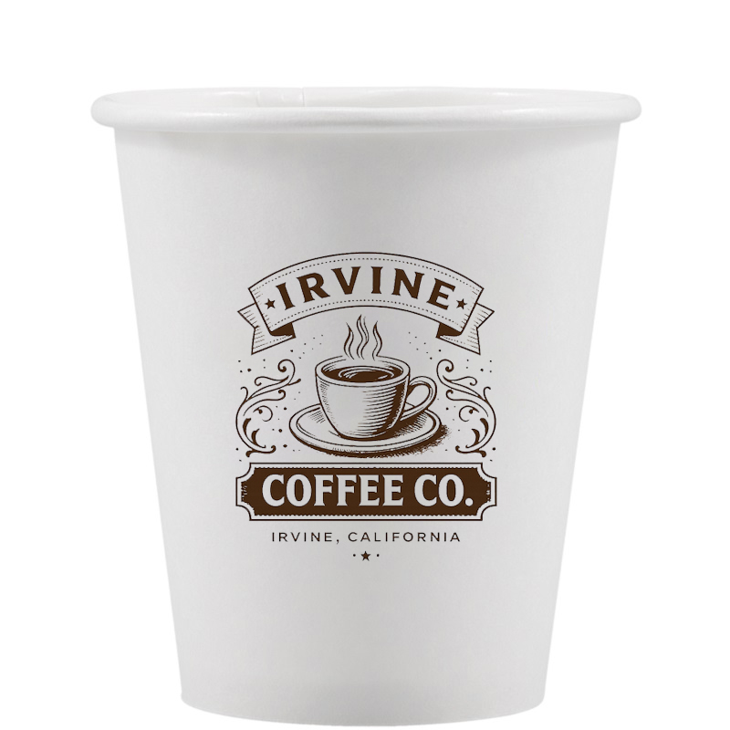 White Paper Cup - 6 Oz