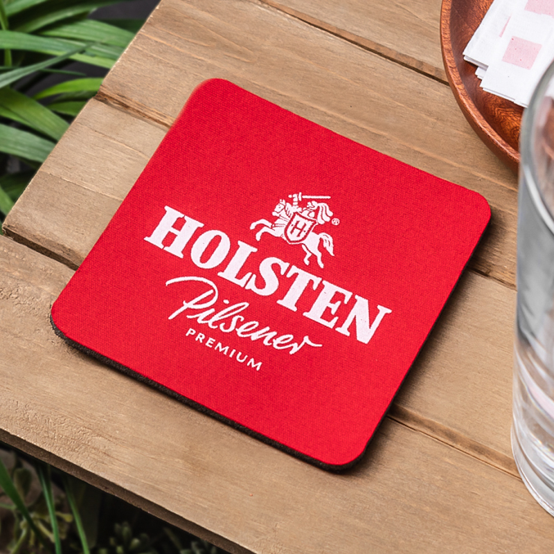 Custom 4 inch Square Foam Coasters