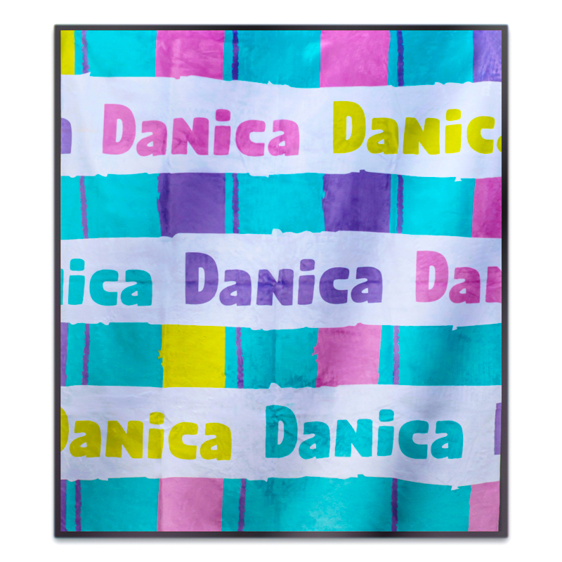 50" X 60" Custom Picnic Blanket With Carrying Strap