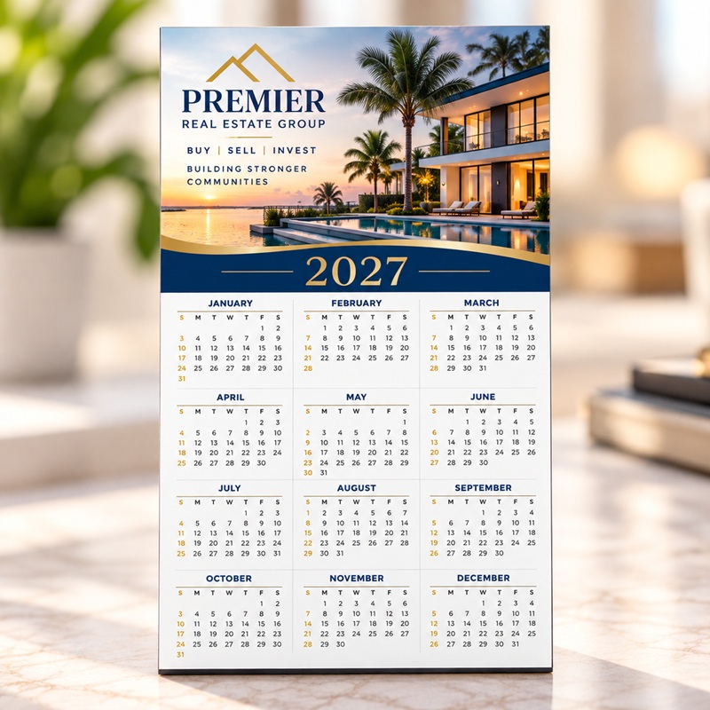 Full Color Calendar Magnet