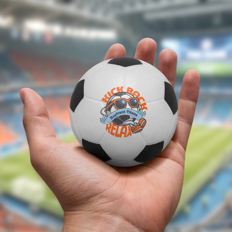 Custom Soccer Stress Balls