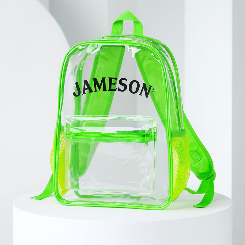 Pocket Clear Plastic Backpacks