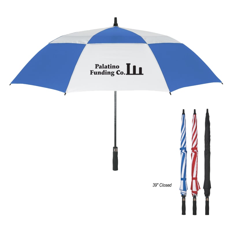 58&amp;quot; Arc Windproof Vented Umbrella