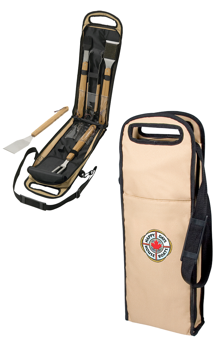 5 Piece Bamboo BBQ Set