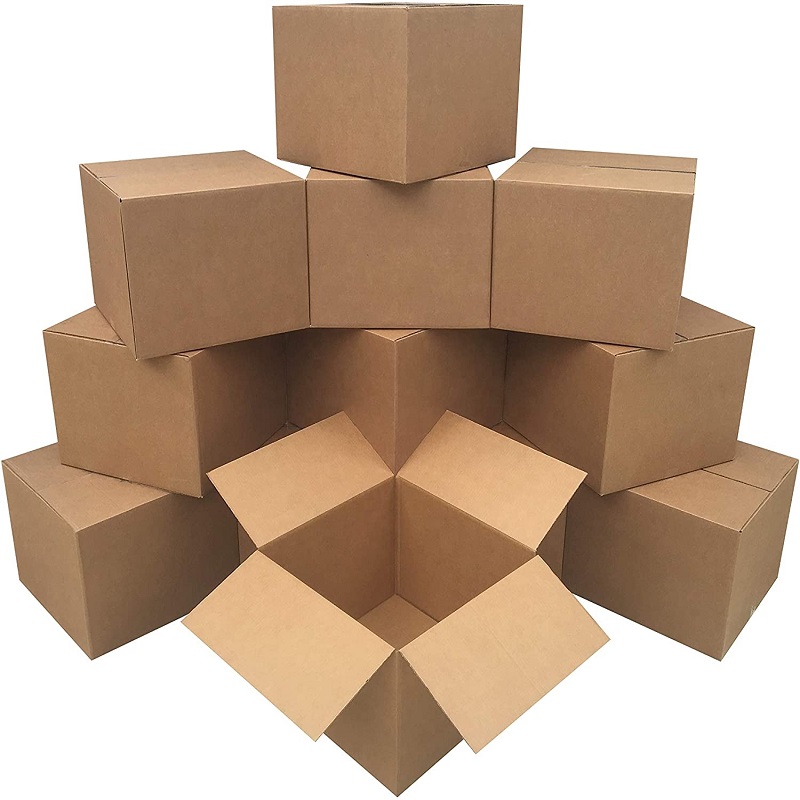 6 X 6 X 6 Inch Corrugated Boxes - Blank