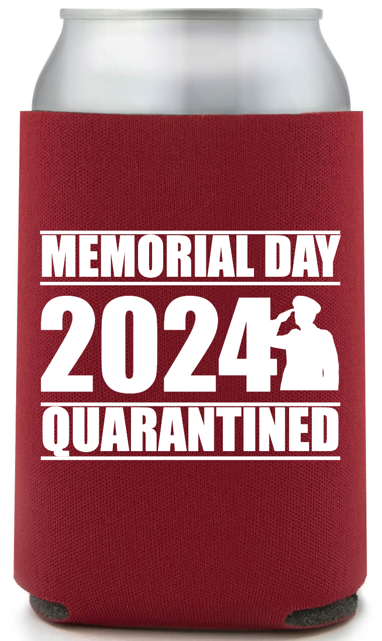 Memorial Day Full Color Foam Collapsible Coolies Style 135020