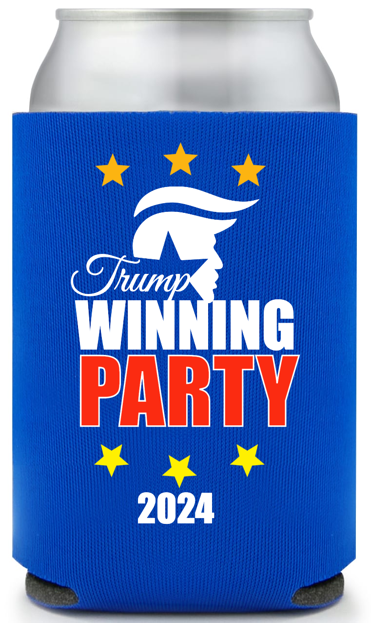 Political Full Color Foam Collapsible Coolies Style 121775