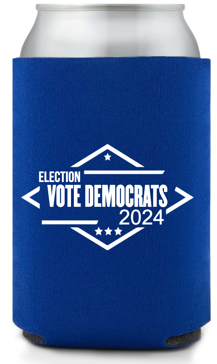 Political Full Color Foam Collapsible Coolies Style 112988