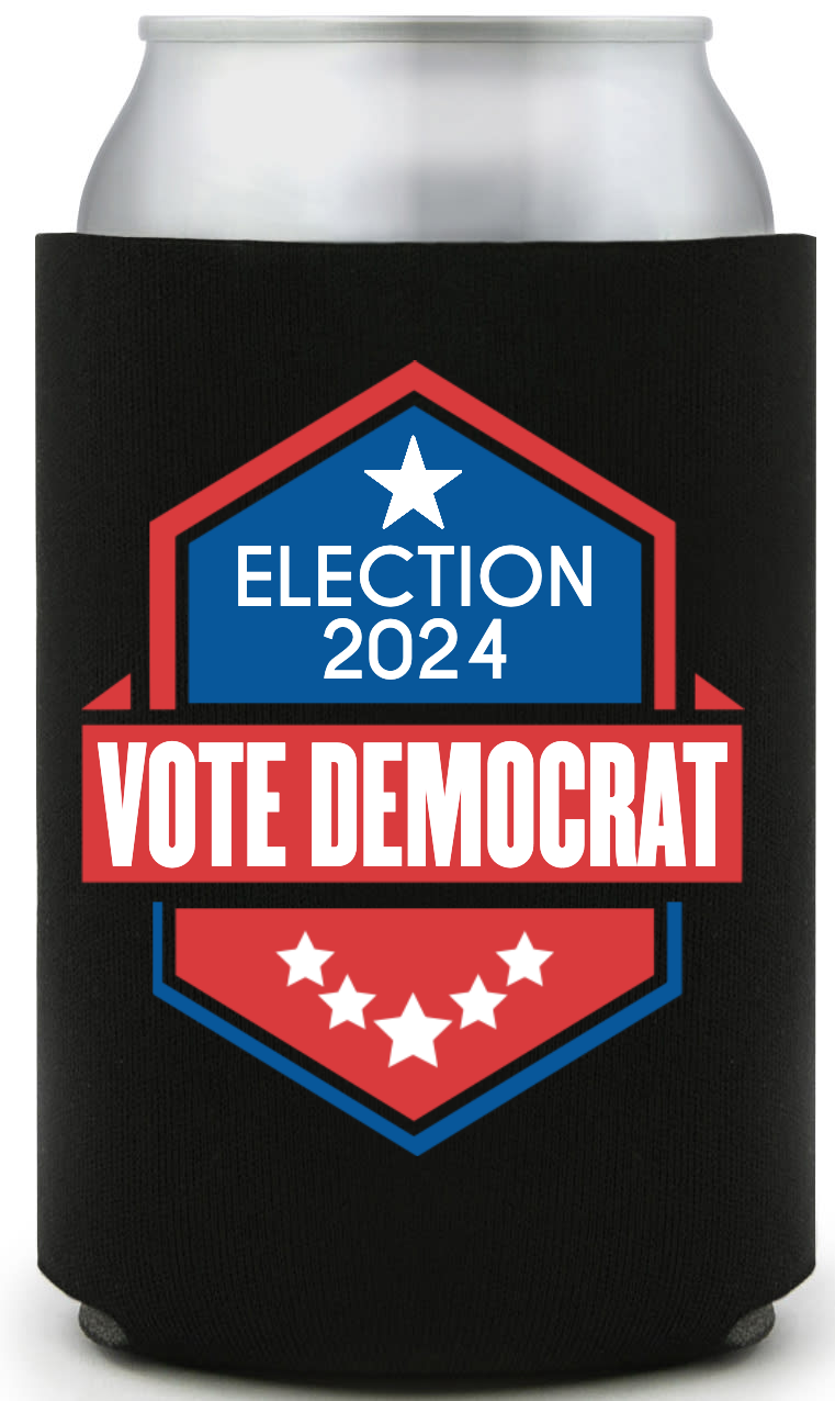 Political Full Color Foam Collapsible Coolies Style 112964