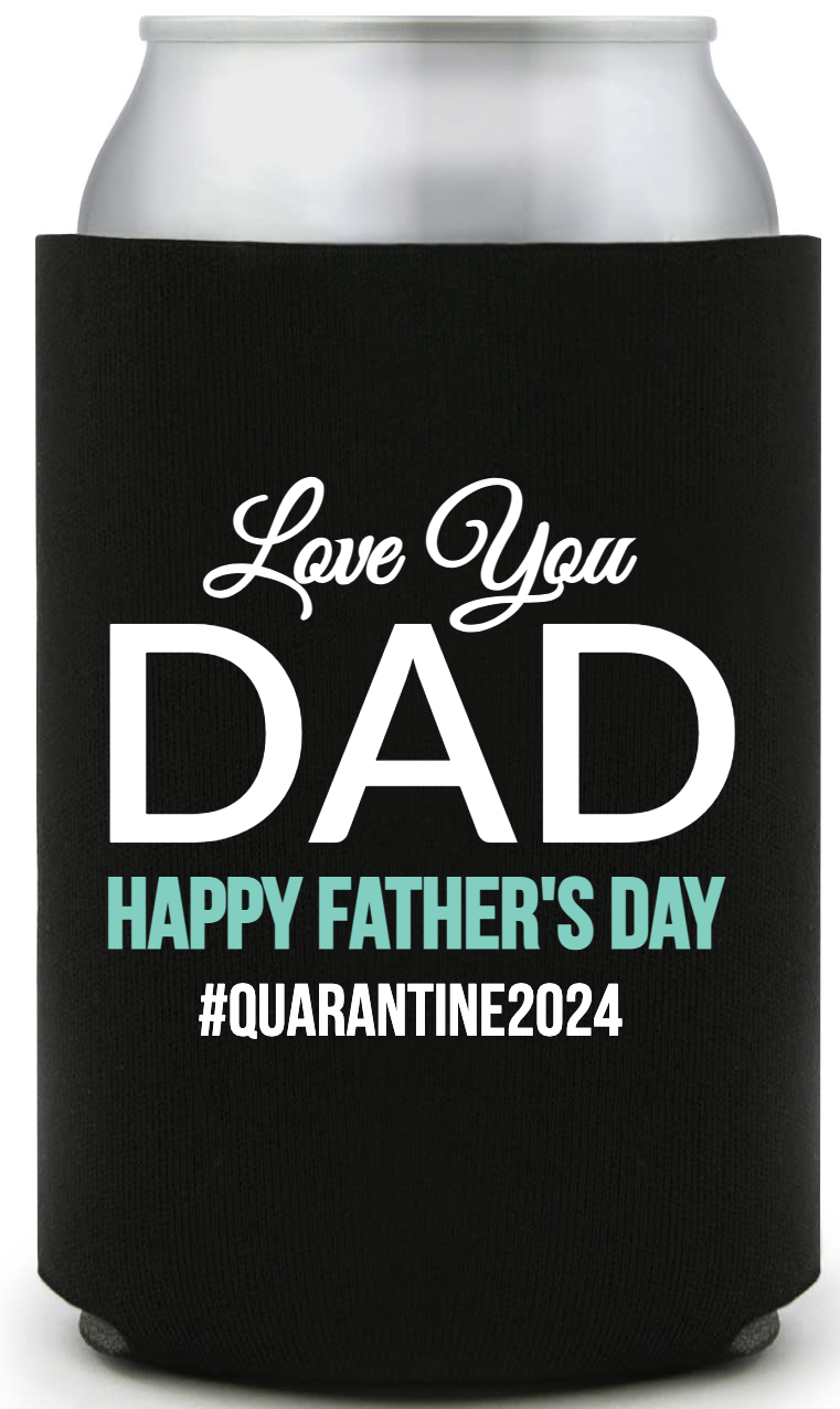 Father's Day Full Color Foam Collapsible Coolies Style 119232