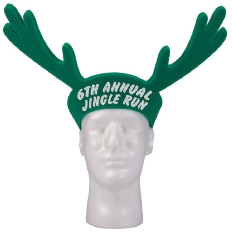18 Inch Reindeer Antlers Foam Visor
