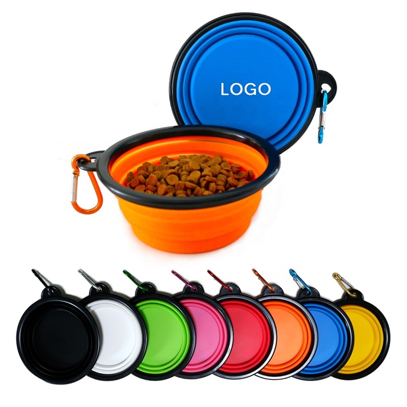 Custom Collapsible Silicone Pet Bowls