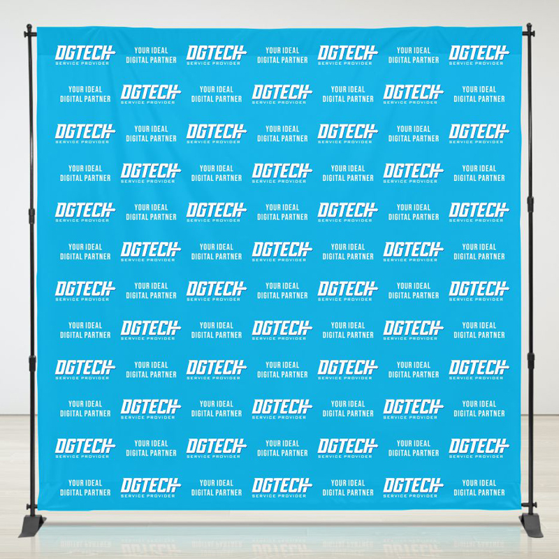 8ft X 8ft Step & Repeat Fabric Banner
