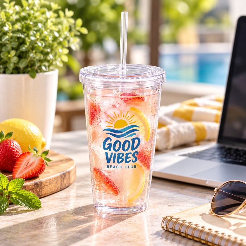 16oz Double Wall Cool Acrylic Tumbler