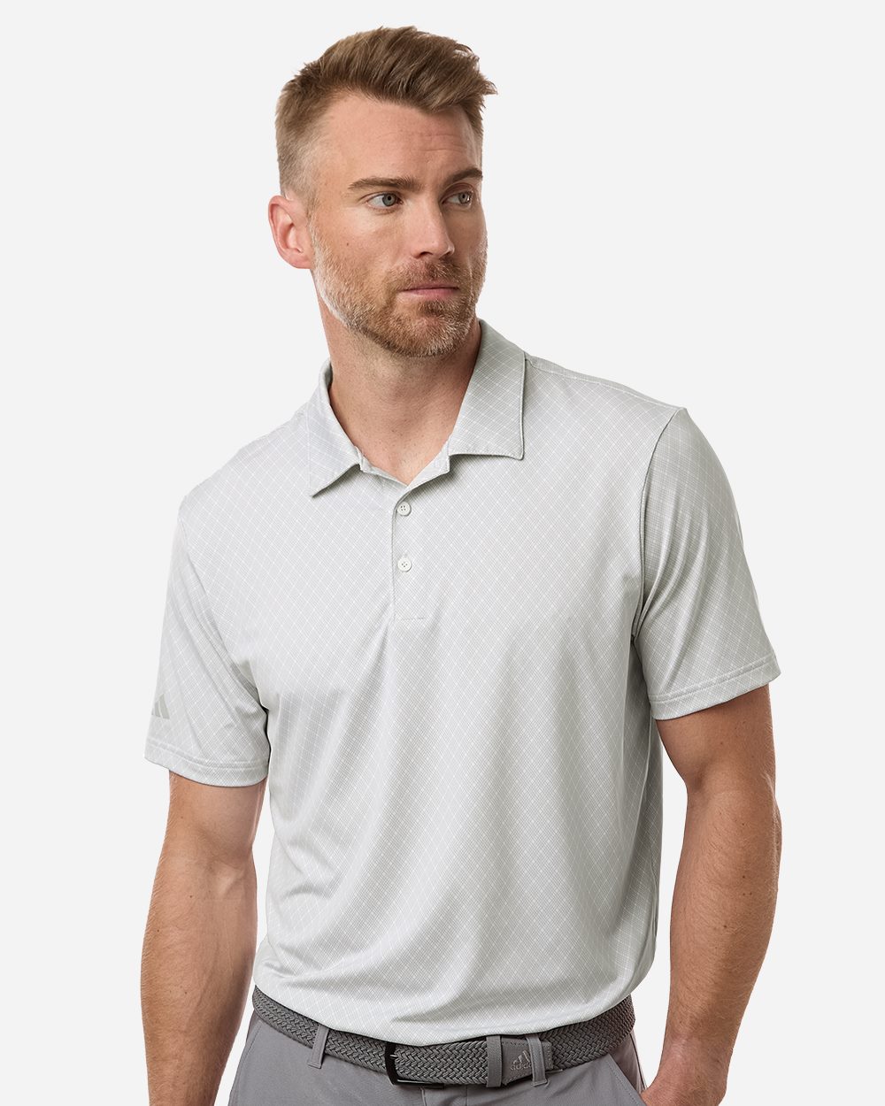Adidas Men's 4-Way Stretch Printed Polo - A716