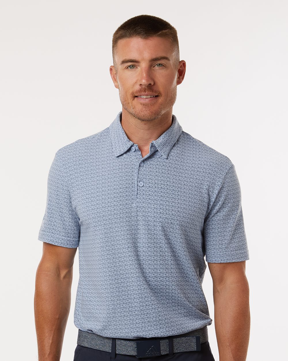 Adidas Men's Blended Printed Polo - A702