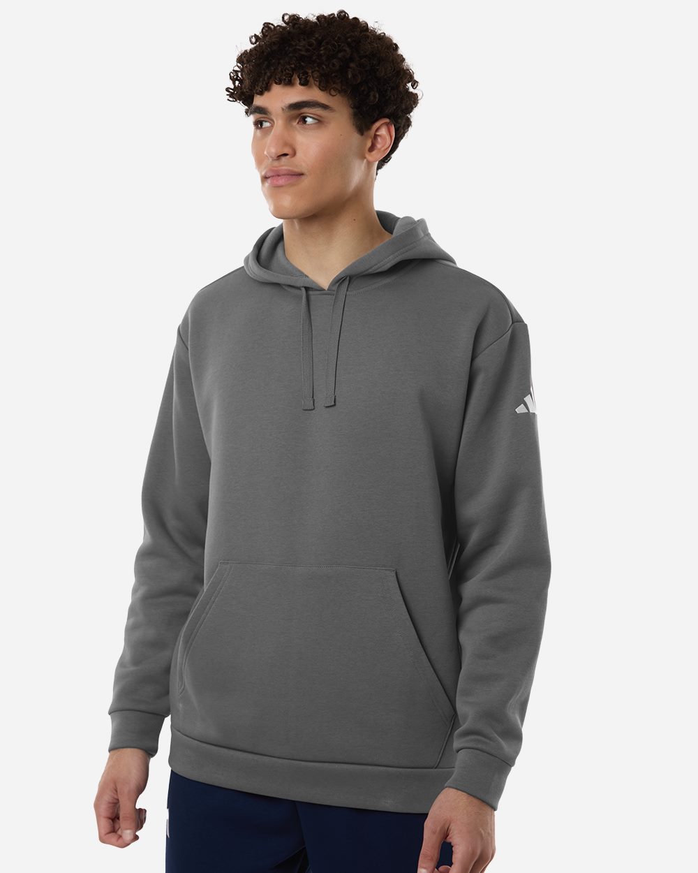 Adidas Men's Fleece Hooded Sweatshirt - AT203