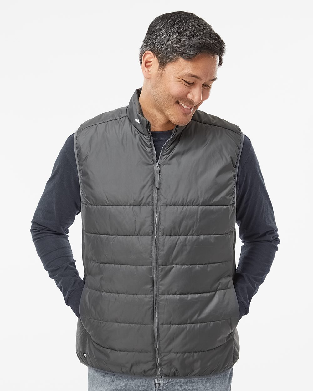 Adidas Men's Puffer Full-Zip Vest - A572
