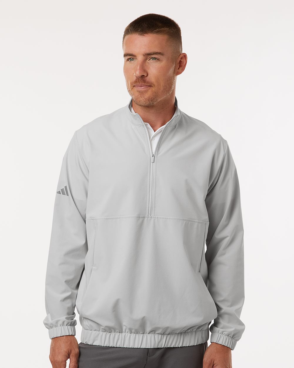 Adidas Men's Stretch Woven Half-Zip Pullover - A705