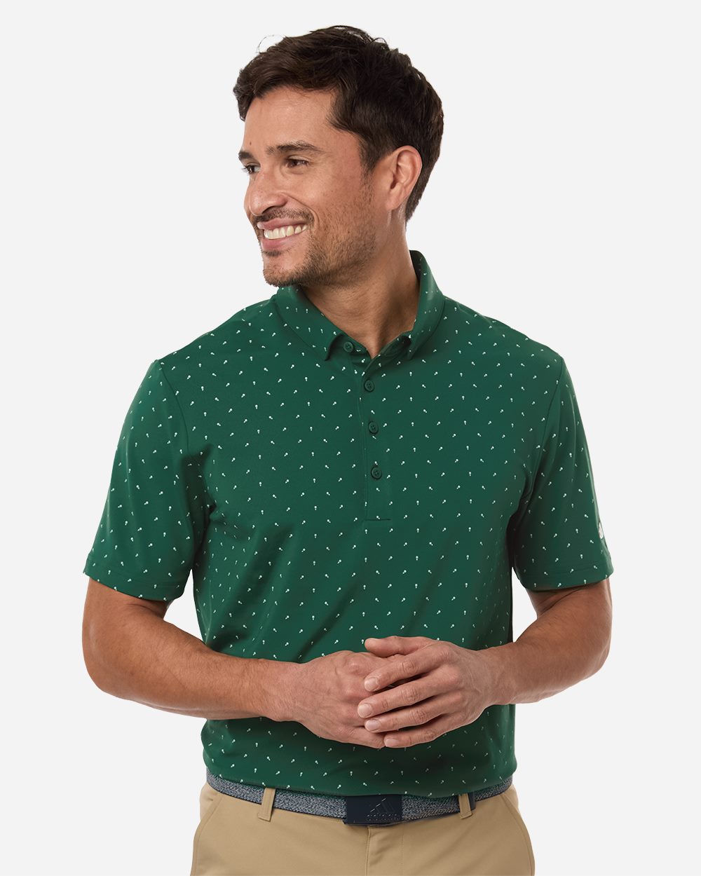 Adidas Men's Ultimate365 Micro Print Polo - A2028