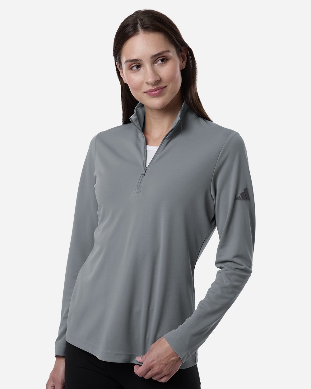 Adidas Women's Lightweight Quarter-Zip Pullover - A400