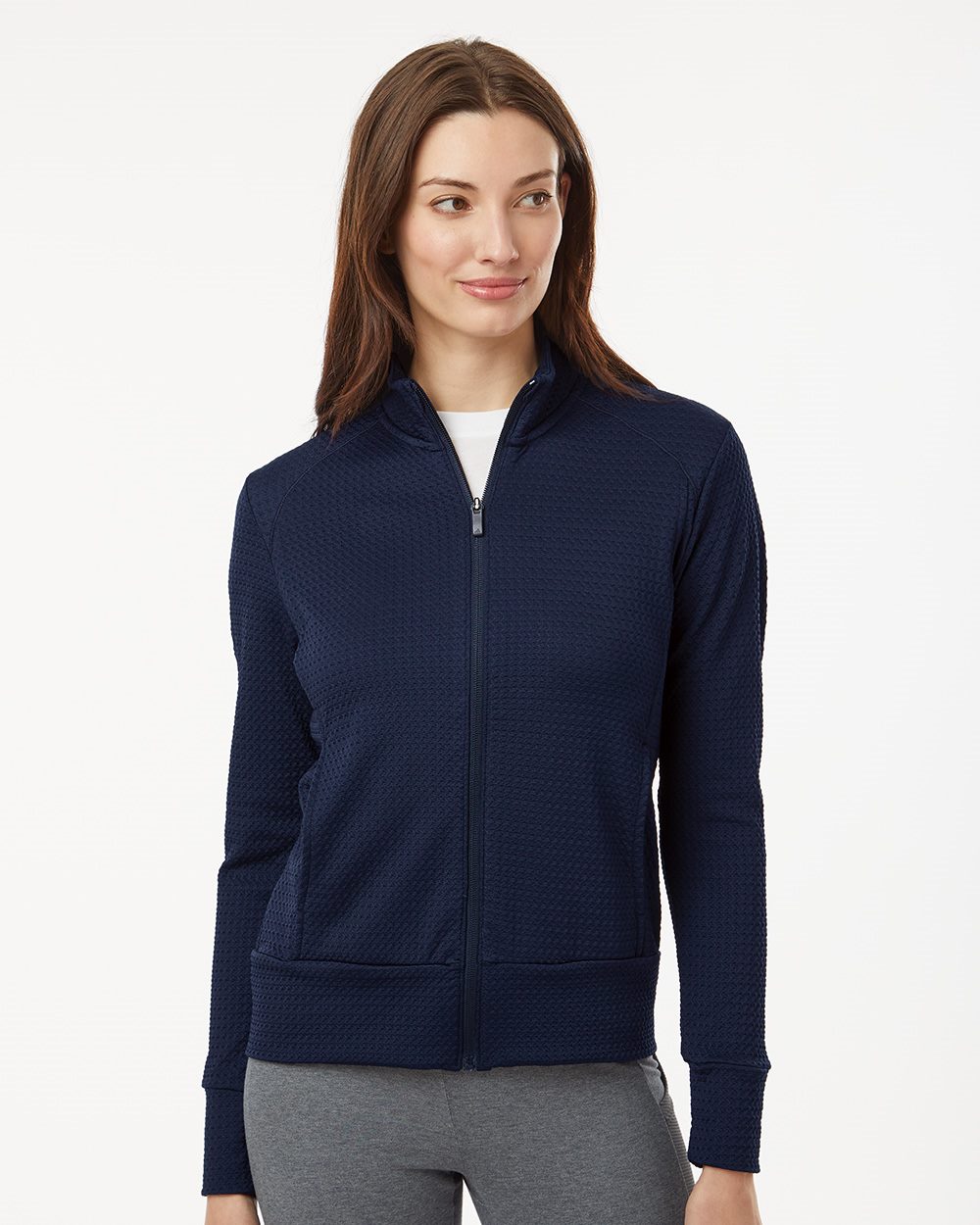 Adidas Women's Ultimate365 Textured Full-Zip Jacket - A1007