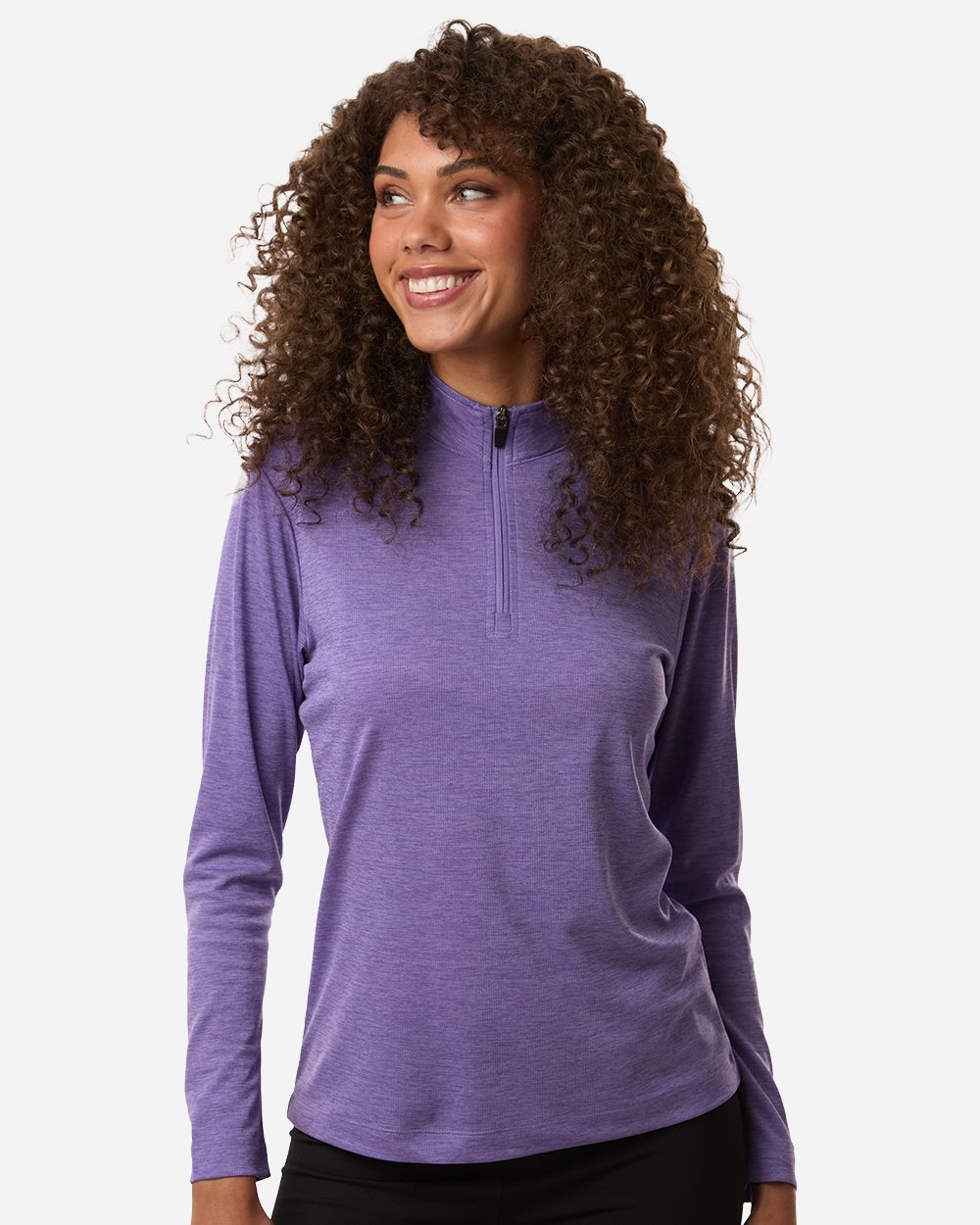AllPro Women's Pro-Lock Performance M&eacute;lange Quarter-Zip Pullover - 4HM70L