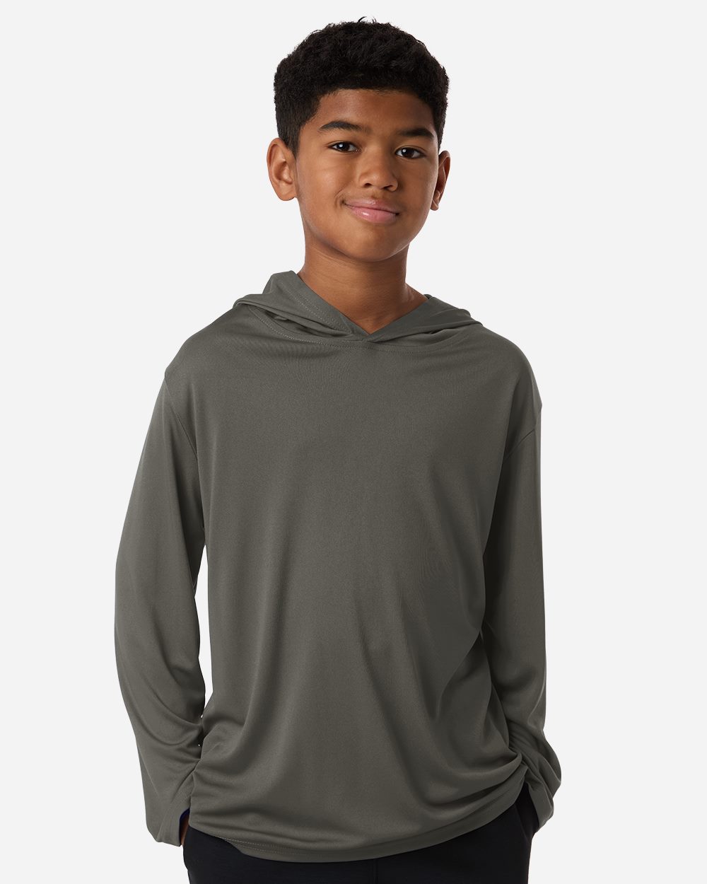 AllPro Youth Pro-Lock Performance Hooded Long Sleeve T-Shirt - 48510Y
