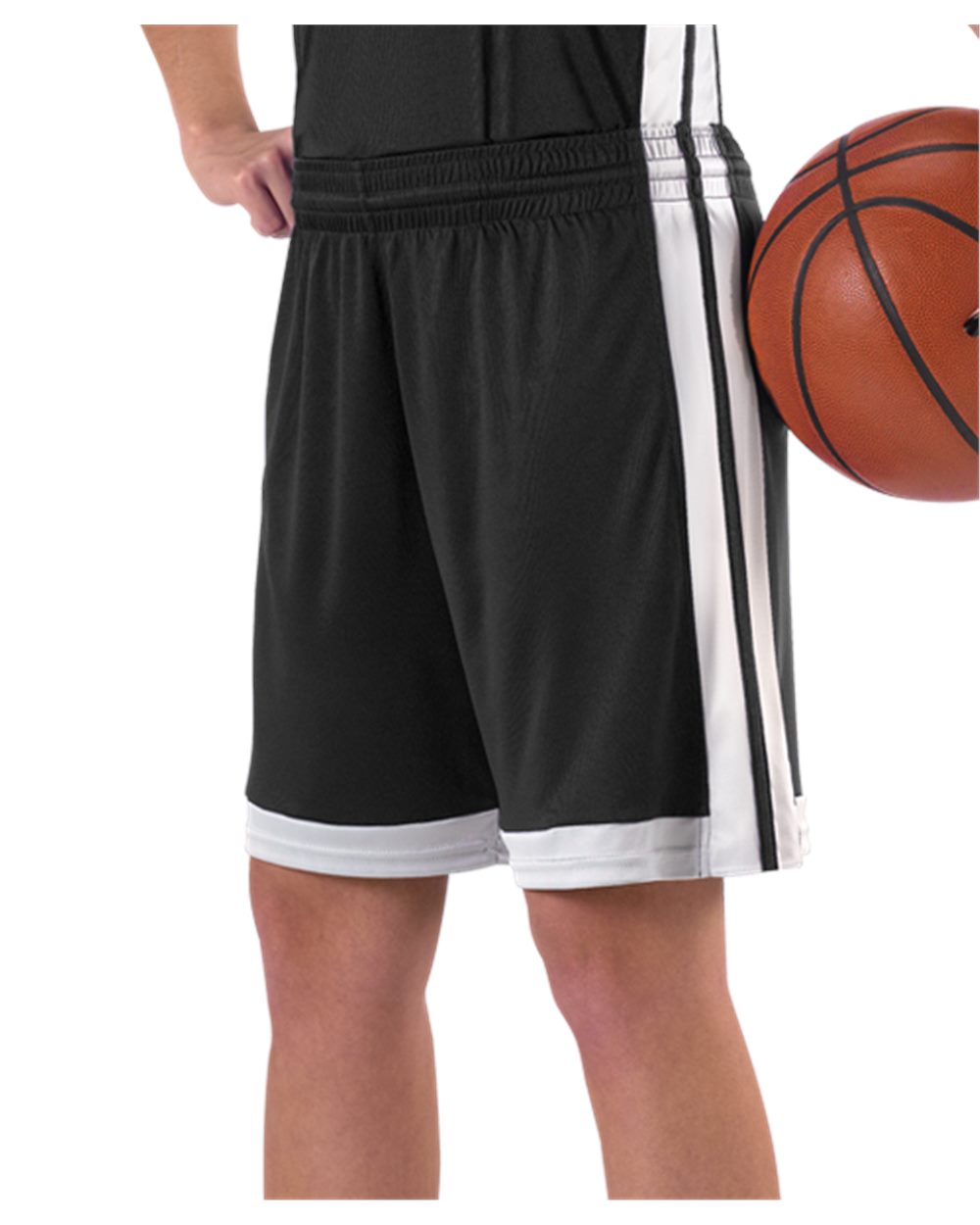 Alleson Athletic Women's Single Ply Basketball Shorts - 538PW