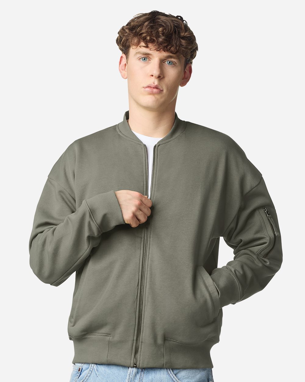 American Apparel Unisex French Terry Bomber Jacket - FTJ77