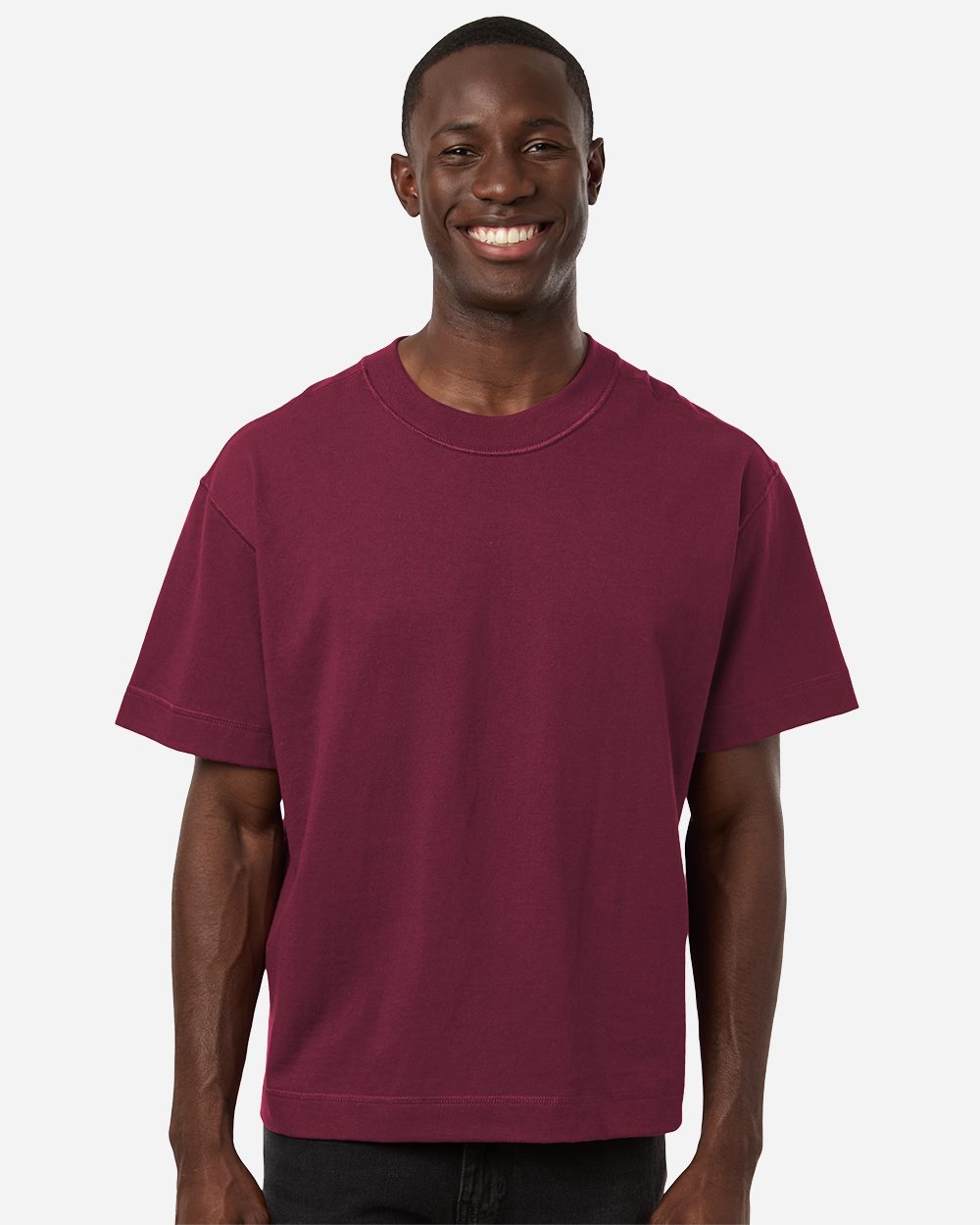 American Apparel Unisex Heavyweight Cotton Mid-Length Tee - 13ML0
