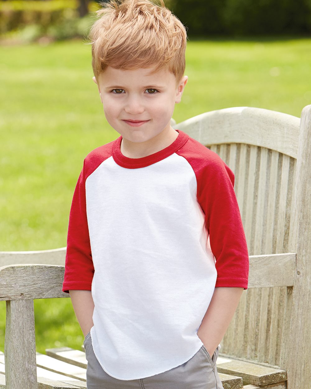 Augusta Sportswear Toddler Three-Quarter Sleeve Baseball Jersey - 422