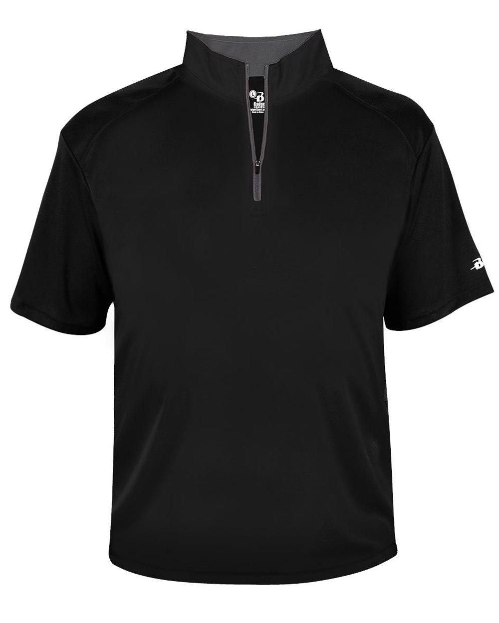 Badger Men's B-Core Short Sleeve Quarter-Zip - 4199