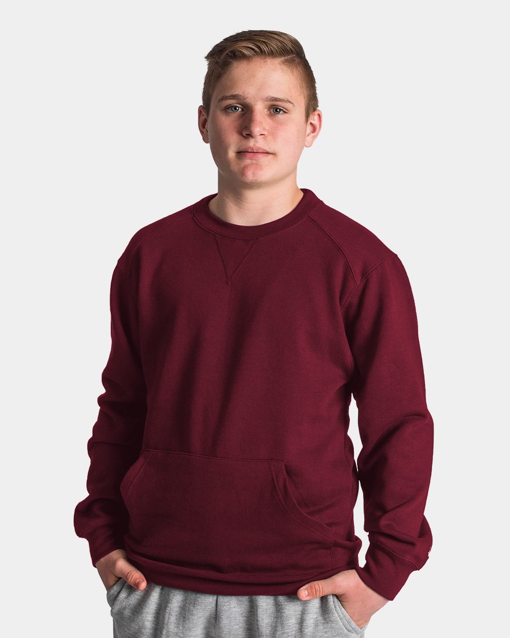 Badger Unisex Pocket Crewneck Sweatshirt - 1252